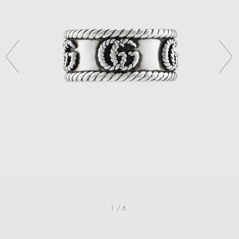 Gucci rope ring